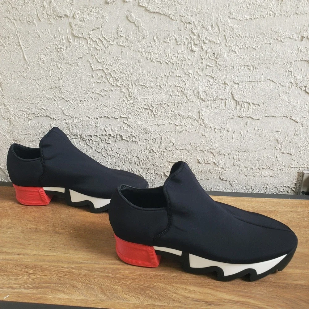 iRi NYC WES I Neoprene Sneakers Unisex EUR 41‎ W 10.5 M 9 Black Red Gorpcore